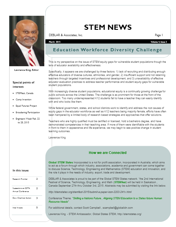 2015 STEM NEWS Vol 4 Issue 2