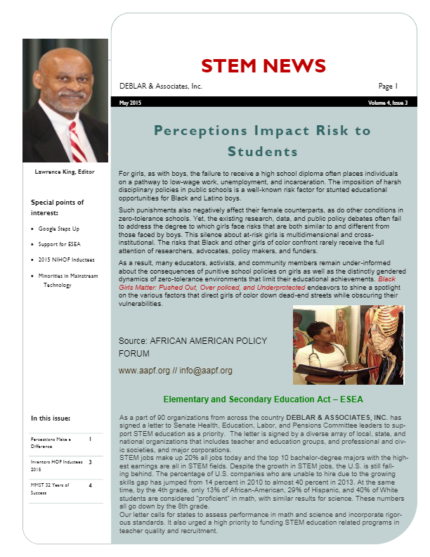 2015 STEM NEWS Vol 4 Issue 3