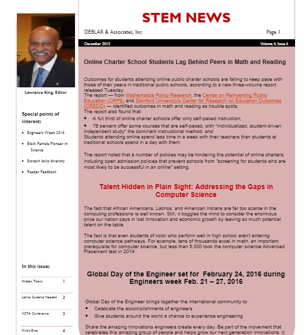 2015 STEM NEWS Vol 4 Issue 6