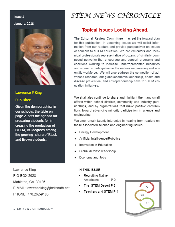 2018 STEM NEWS Vol 7 Issue 1