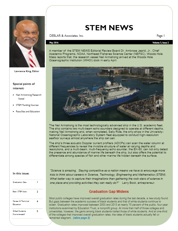 2016 STEM NEWS Vol 5 Issue 2