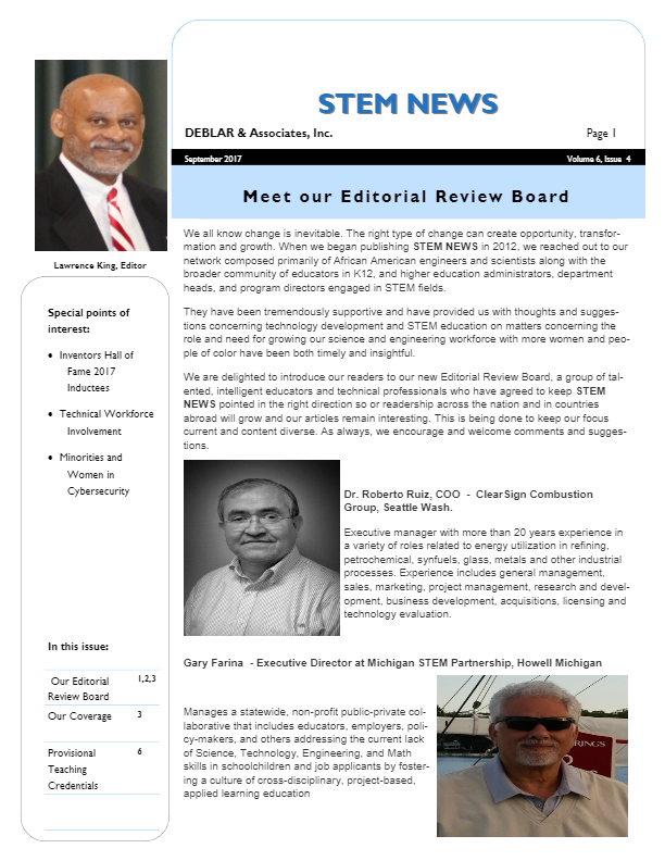 2017 STEM NEWS Vol 6 Issue 4