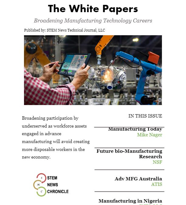 2021 White Paper Issue 02 – Broadening Manufacturing Technology Careers